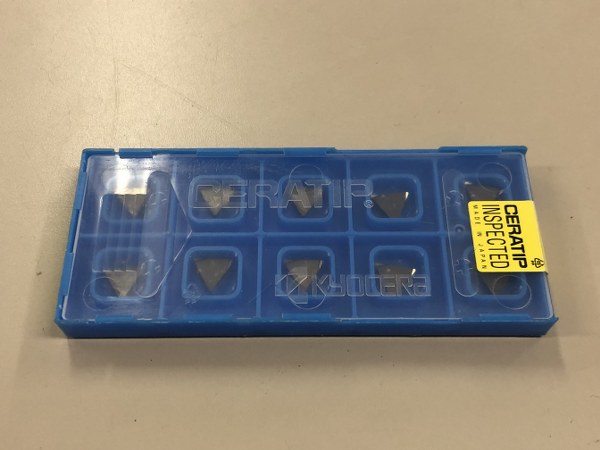 中古Cutting Exchange Chip 【チップ】TPGR090204L-F TPGR1.81.51L-F 京セラ/Kyocera
