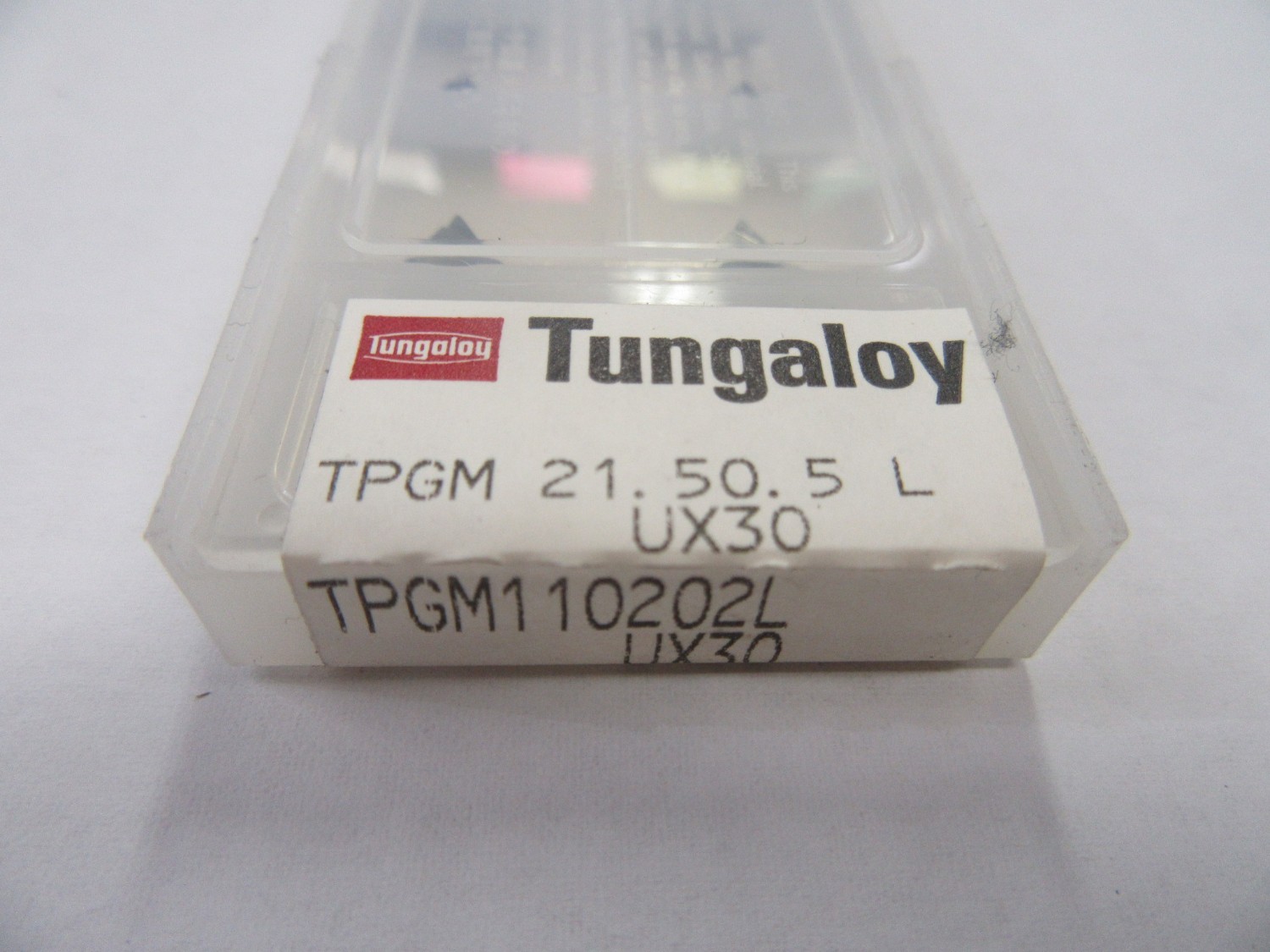 中古インサート（チップ） チップ　Carbide Inserts TPGM110202L (UX30)  タンガロイ