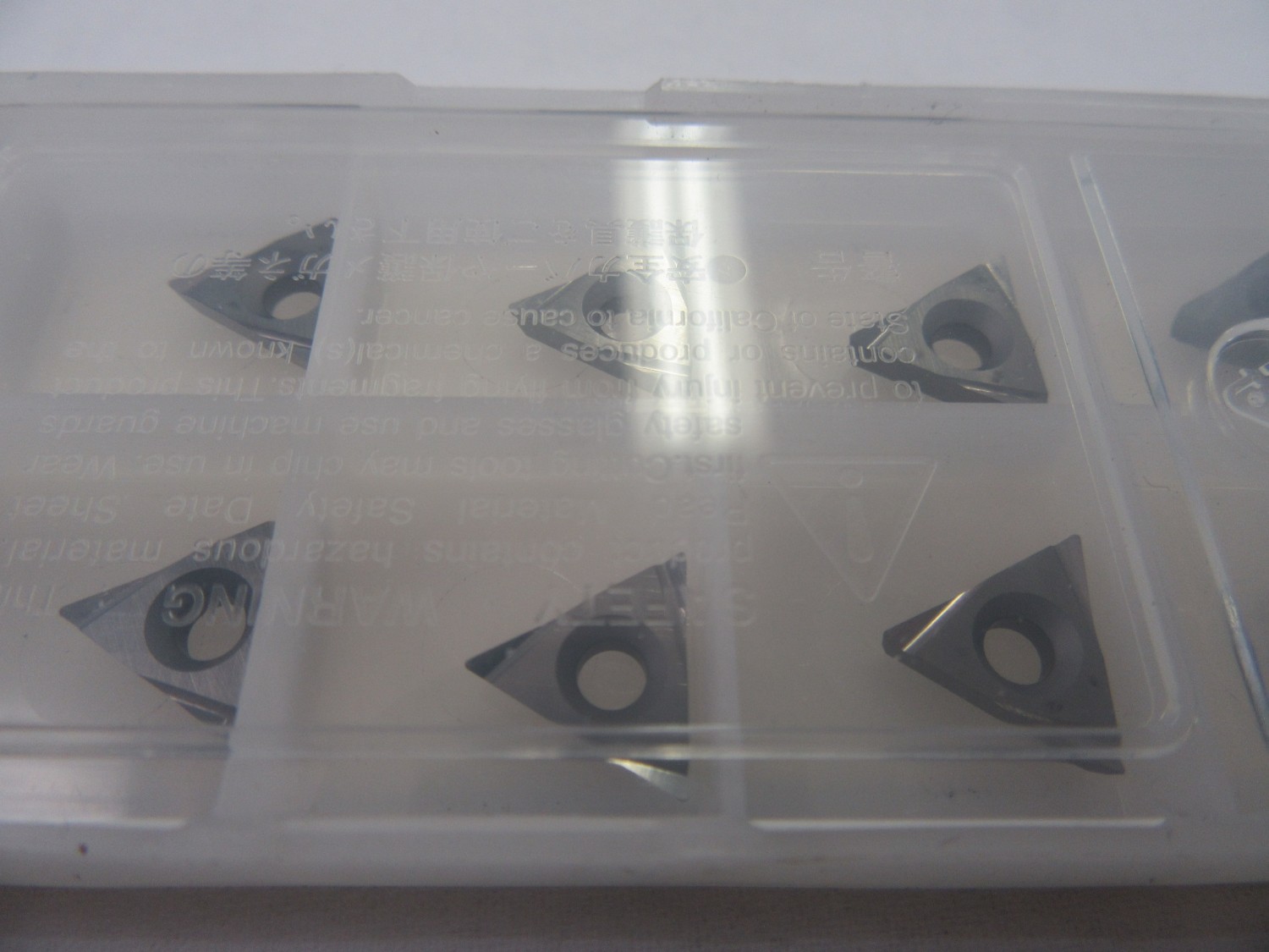 中古インサート（チップ） チップ　Carbide Inserts TPGM110202L (UX30)  タンガロイ