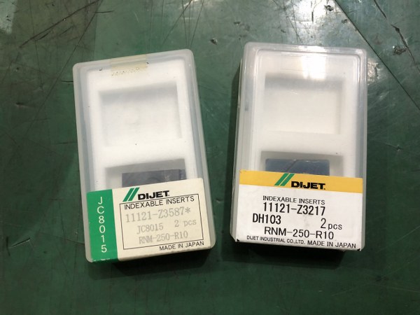 中古Cutting Exchange Chip [ミラーラジアス用チップ ]DH103/RNM-200-R05 ダイジェット/DIJET