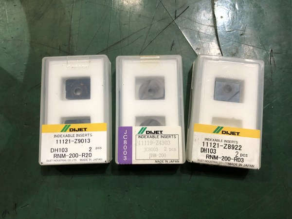 中古Cutting Exchange Chip [ミラーラジアス用チップ]1セット7個チップ ダイジェット/DIJET