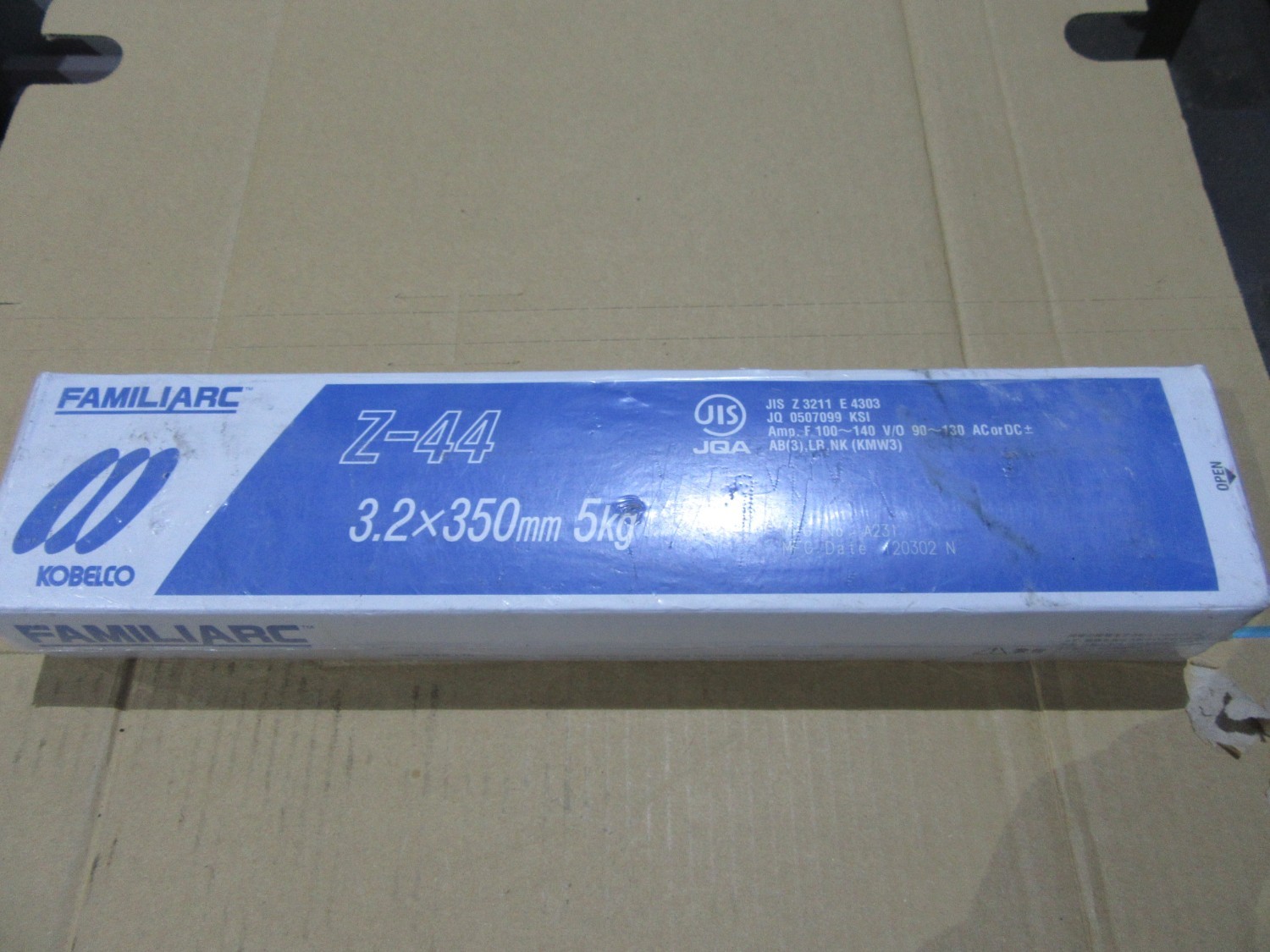 中古その他 溶接棒ゼロードZ-44 KOBELCO FAMILIARC