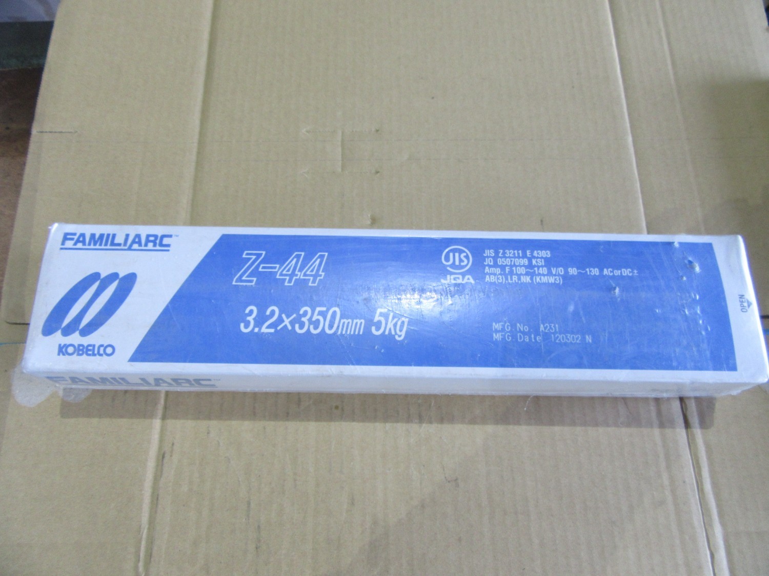 中古その他 溶接棒ゼロード Z-44 KOBELCO FAMILIARC