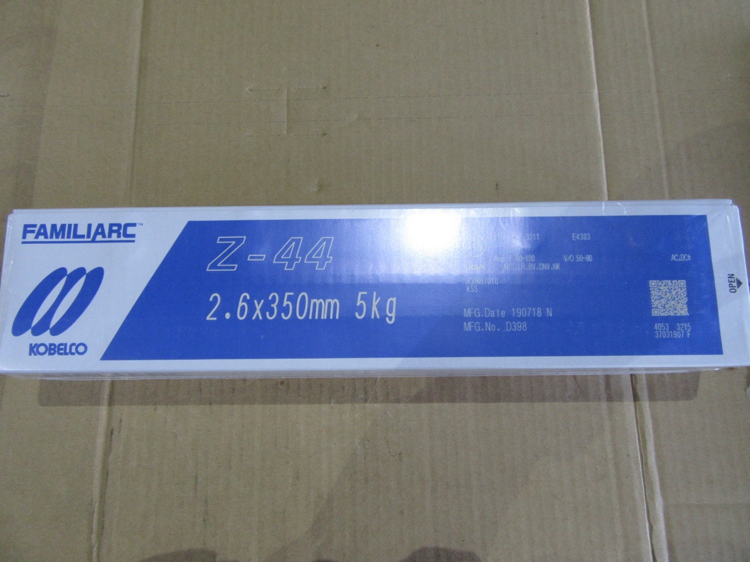 中古Other 溶接棒ゼロード Z-44(2.6φ×350mm)   KOBELCO FAMILIARC