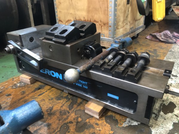 中古精密バイス 【ロックタイトバイス】CV VISE160 ナベヤ(ERON)