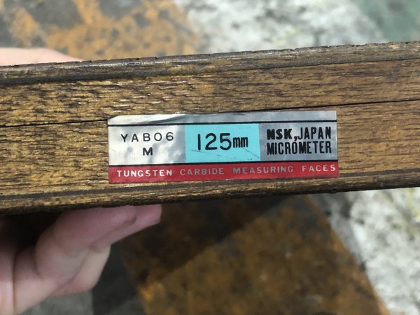 中古外側マイクロメーター 【外側マイクロメーター】100-125ｍｍ N.S.K（Nippon Sokutei）