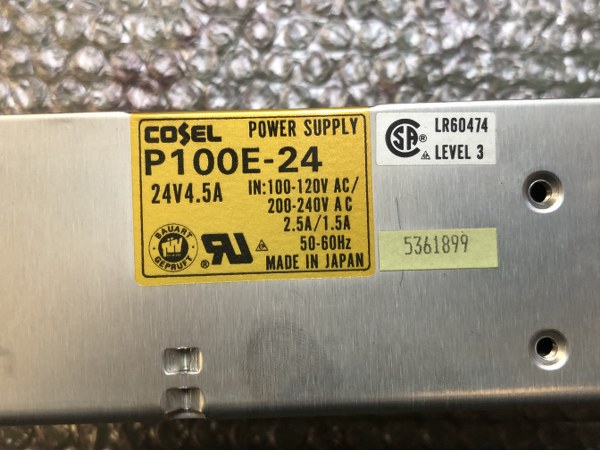 中古その他 「スイッチング電源 」P100E-24 コーセル （COSEL）