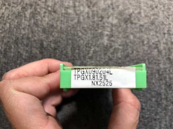 中古Cutting Exchange Chip 【チップ】TPGX0902046 TPGX1.81.51L NX2525 MST/溝口