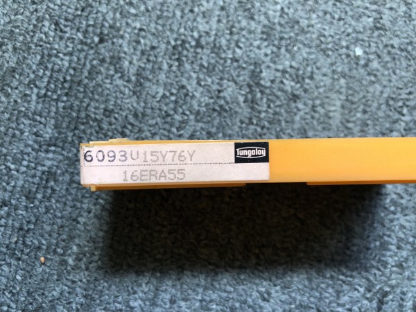 中古Cutting Exchange Chip 【チップ】TH10 K10 16ERA55 タンガロイ/Tungaloy