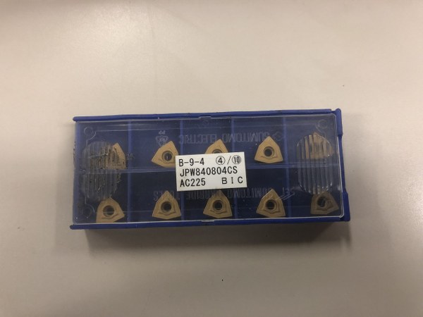 中古Cutting Exchange Chip 【チップ】JPW840804CS AC225 Sumitomo/住友
