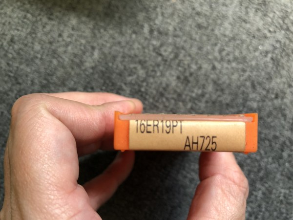 中古インサート（チップ） 【チップ】16ER19PT AH725 タンガロイ/Tungaloy