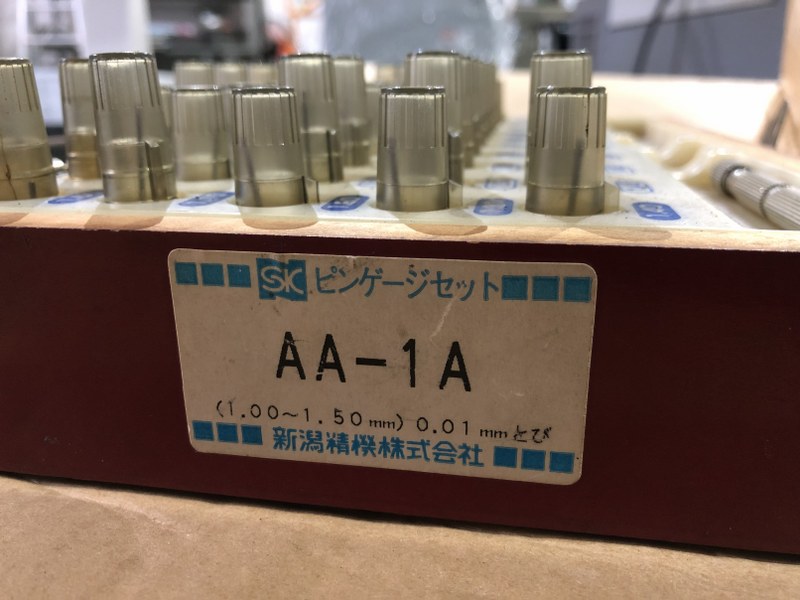 中古その他ゲージ ピンゲージセット　AA-1A 新潟精機株式会社