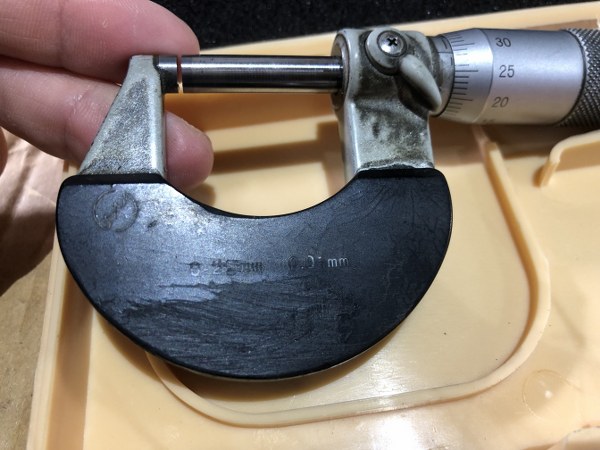 中古Outside micrometer 【外側マイクロメーター】102-301　M310-25 ミツトヨ/Mitutoyo