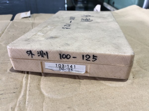 中古外側マイクロメーター 外側マイクロメーター（103-141)OM-125 ミツトヨ/Mitutoyo