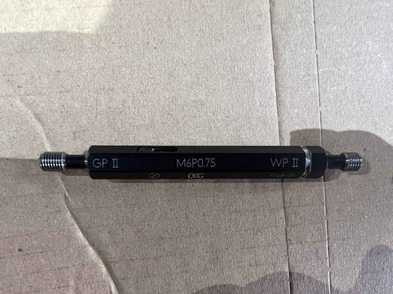 中古その他ゲージ 【ねじゲージ】M6P0.75 GPWPII OSG オーエスジー