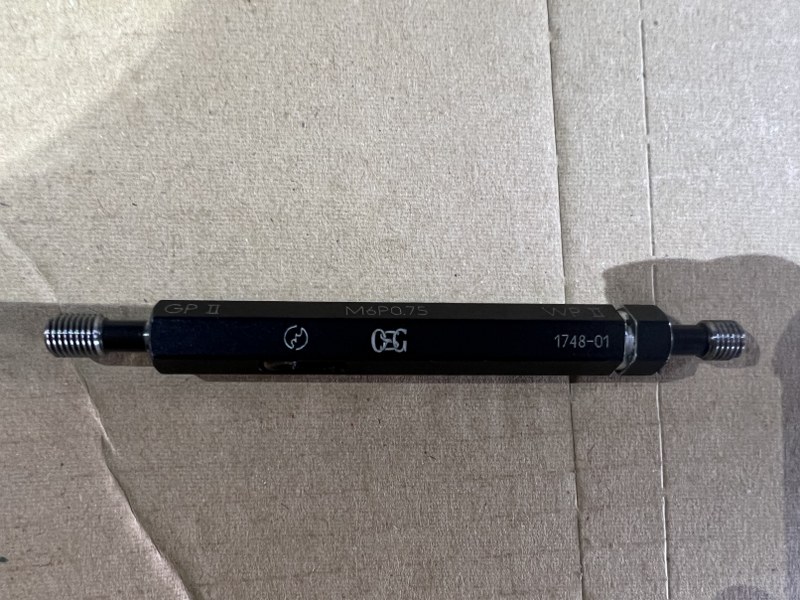 中古その他ゲージ 【ねじゲージ】M6P0.75 GPWPII OSG オーエスジー