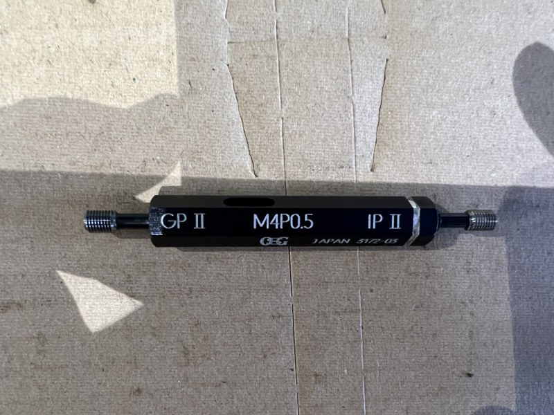 中古その他ゲージ 【ネジプラグゲージ】M4P0.5 GPIPII OSG オーエスジー