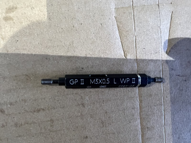 中古Other gauge 【ネジプラグゲージ】M3x0.5 L GPWPII OSG オーエスジー