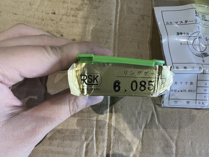 中古Other gauge 【マスターリングゲージ】φ6.085 RSK
