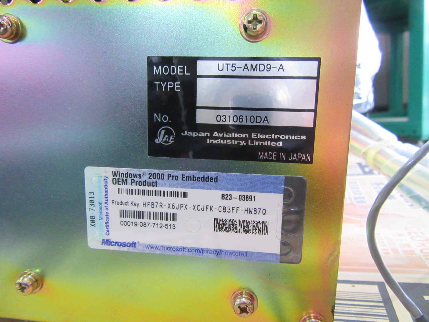 中古Other サーボドライブ UT5-AMD9-A 不明