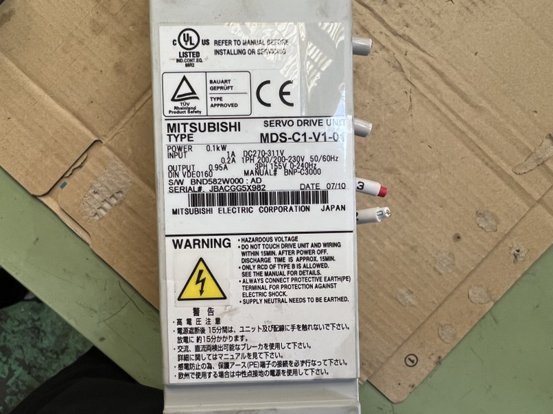 中古Special deals・Set etc 【ドライブユニット】MDS-C1-V1-01 三菱/MITSUBISHI