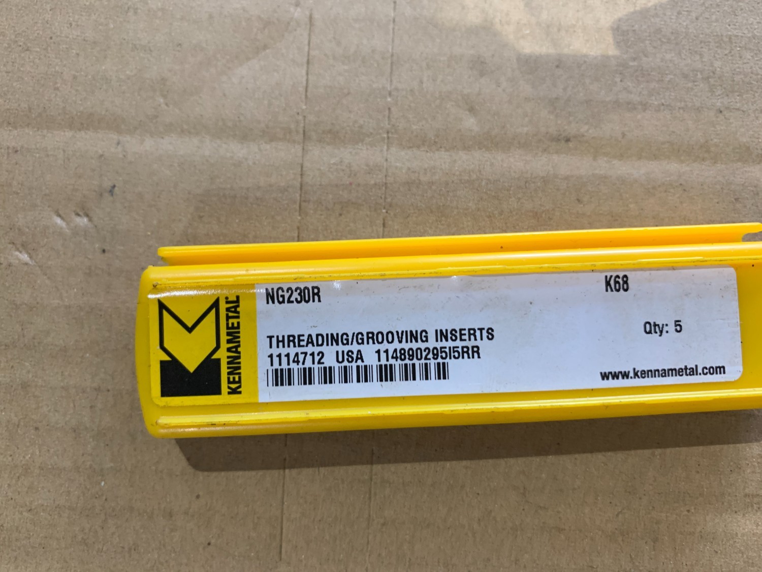 中古Cutting Exchange Chip NG230R-K68 ケナメタル/KENNAMETAL