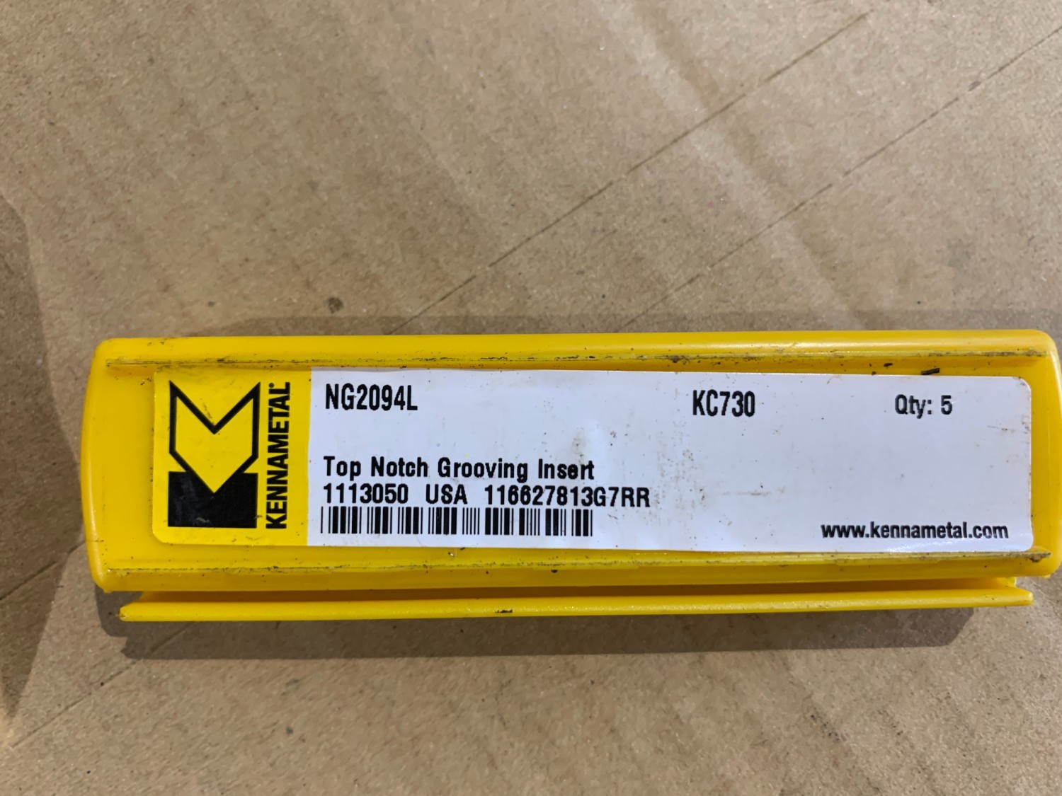中古インサート（チップ） NG2094L-KC730 ケナメタル/KENNAMETAL