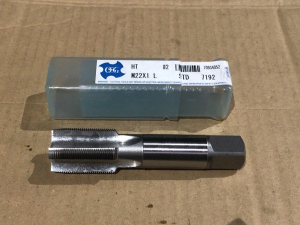 中古タップ 【タップ】M22x1L STD OSG オーエスジー
