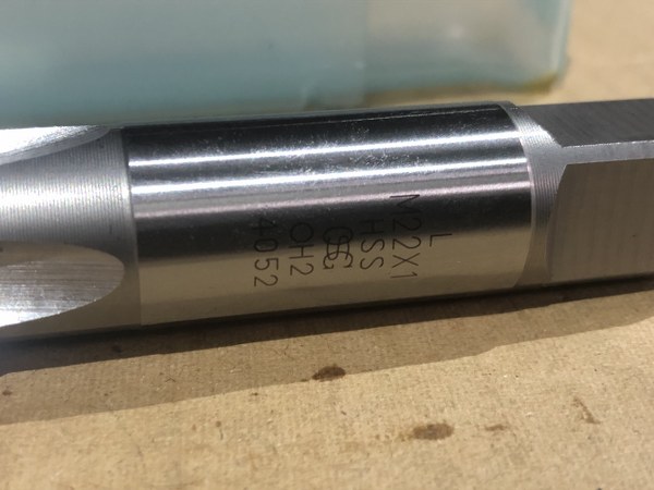 中古タップ 【タップ】M22x1L STD OSG オーエスジー