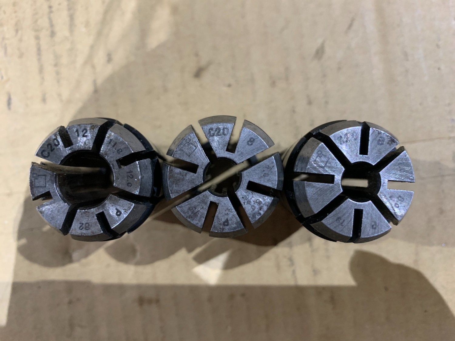 中古スプリングコレット 1セット3個 MST/溝口