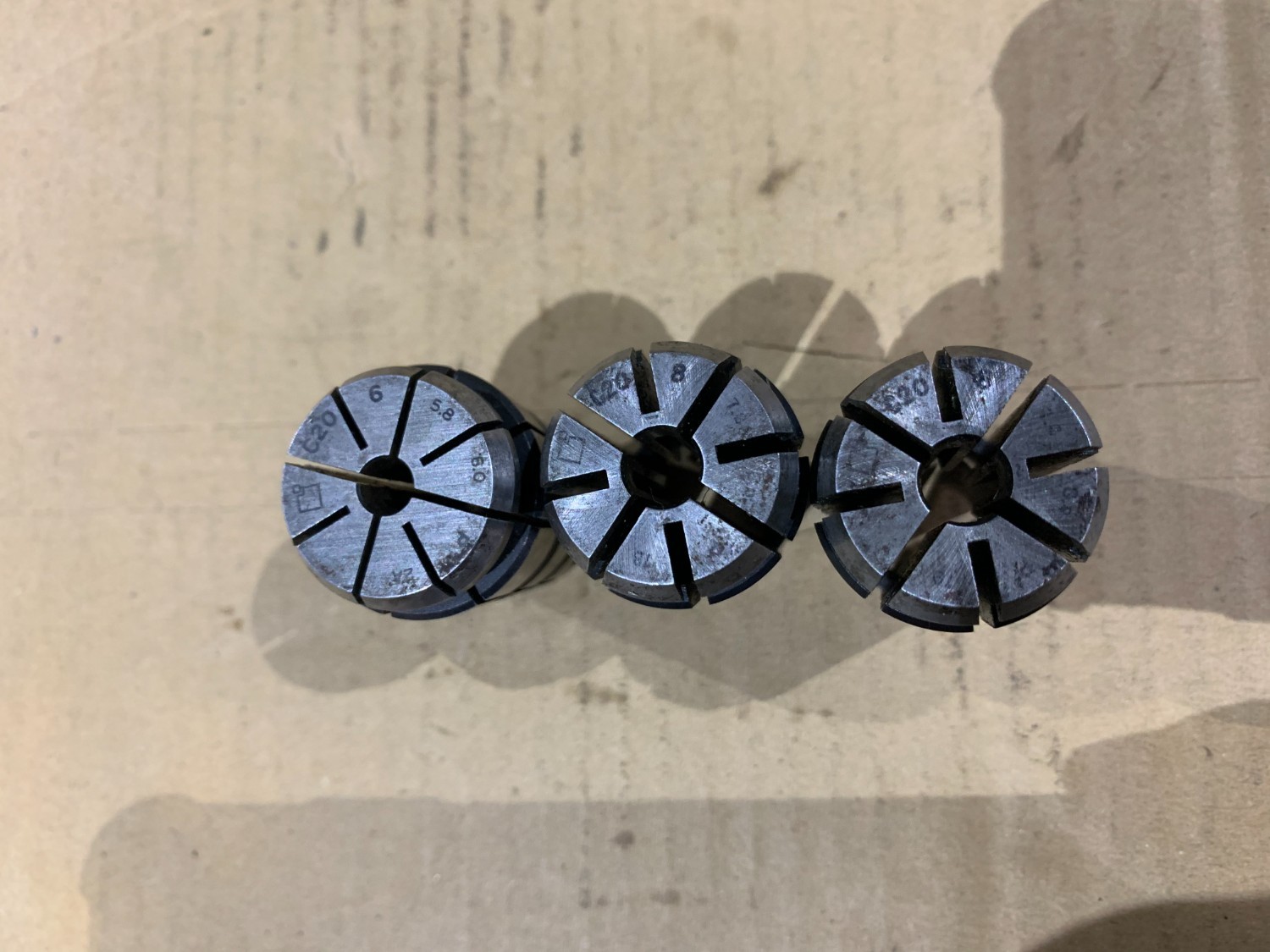中古スプリングコレット 1セット3個 MST/溝口