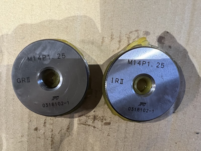 中古その他ねじ切り・ネジ造形工具 【リングゲーシセット】M14P1.25 GRIRII JPG