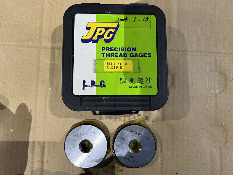 中古その他ねじ切り・ネジ造形工具 【リングゲーシセット】M14P1.25 GRIRII JPG