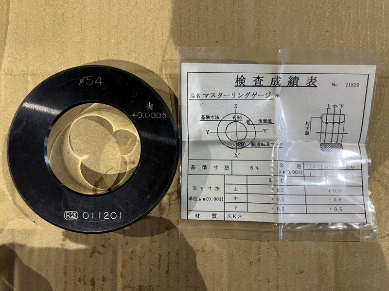 中古Other Screw tools 【マスタ－リングゲ－ジ】φ54 RSK