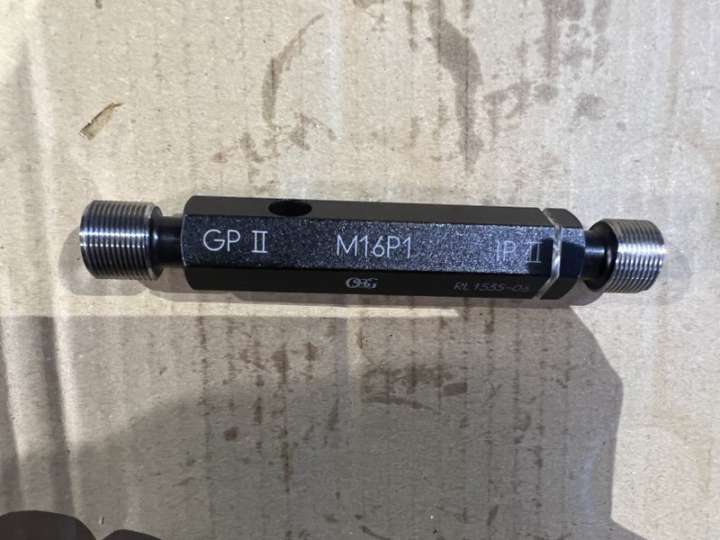 中古その他ねじ切り・ネジ造形工具 【ネジプラグゲージ】M16P1 GPIPII OSG オーエスジー