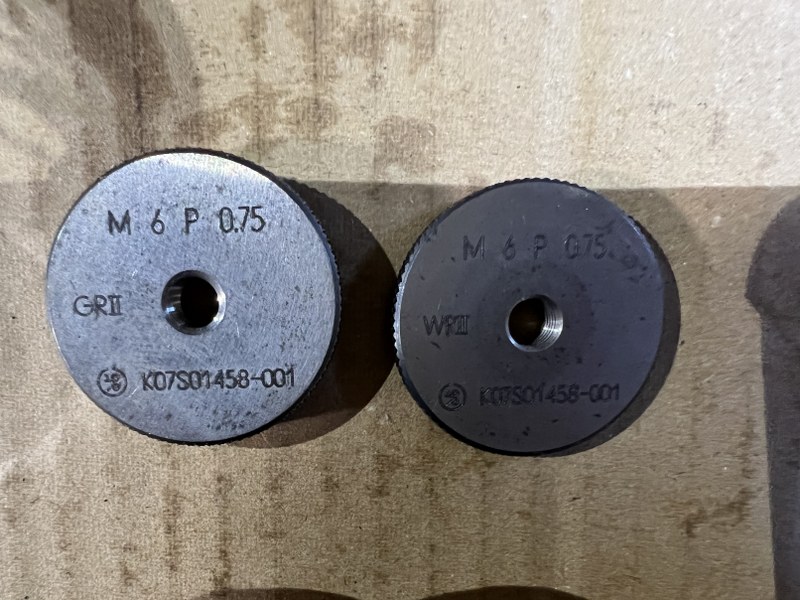 中古その他ねじ切り・ネジ造形工具 【リングゲージ】M6P0.75GRWRII KSS