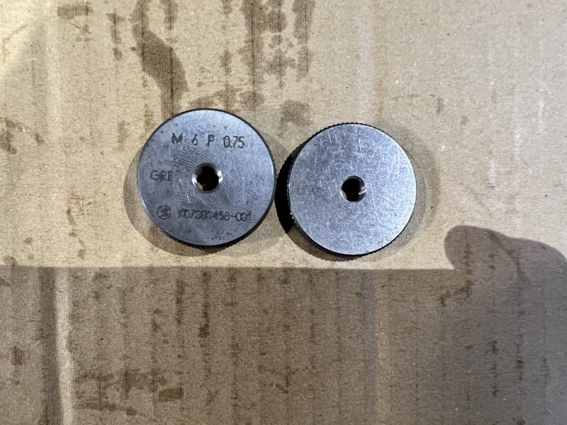 中古その他ねじ切り・ネジ造形工具 【リングゲージ】M6P0.75GRWRII KSS