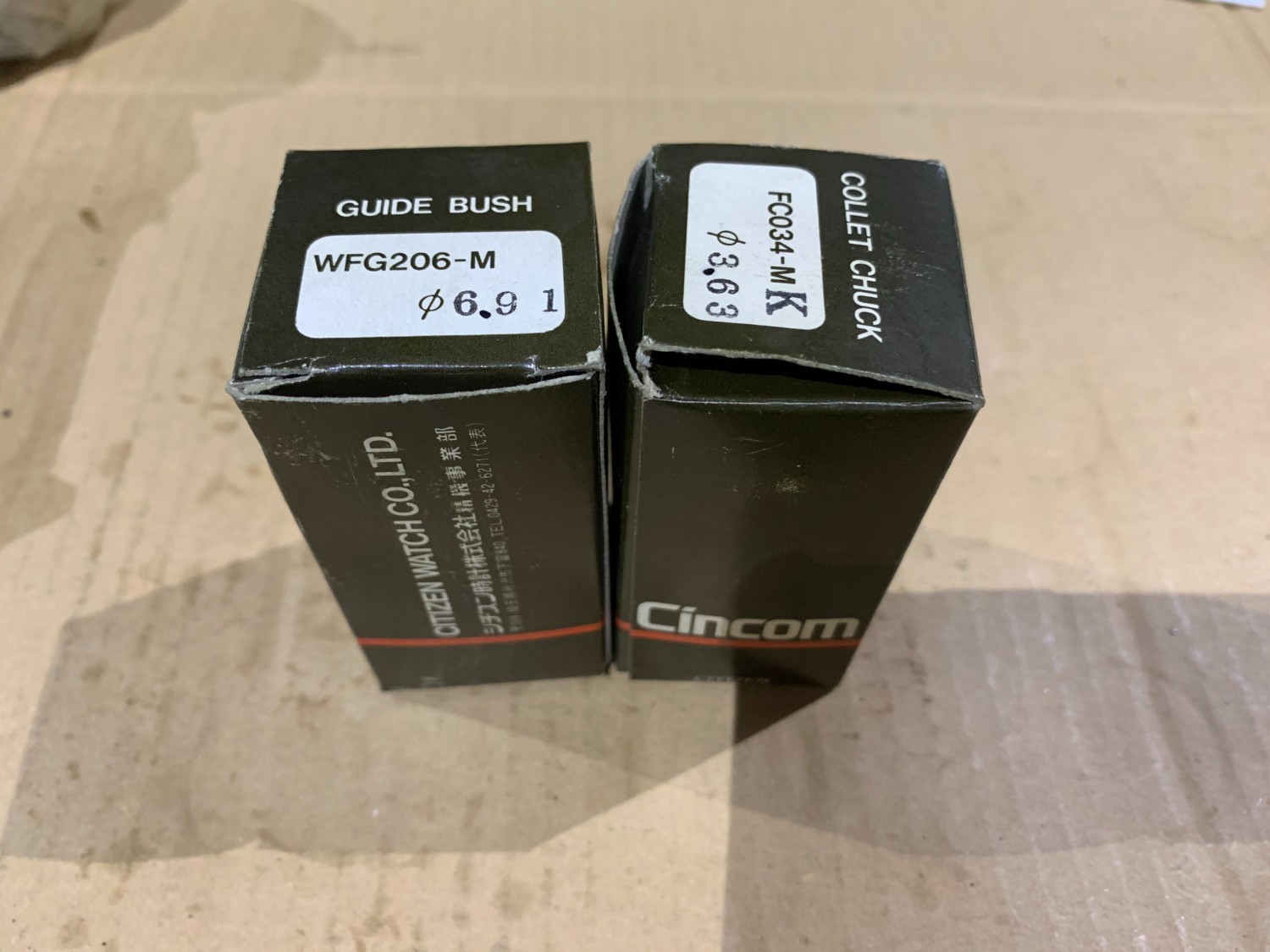 中古スプリングコレット スプリングコレットセット FC034-M / WFG206-M CITIZEN