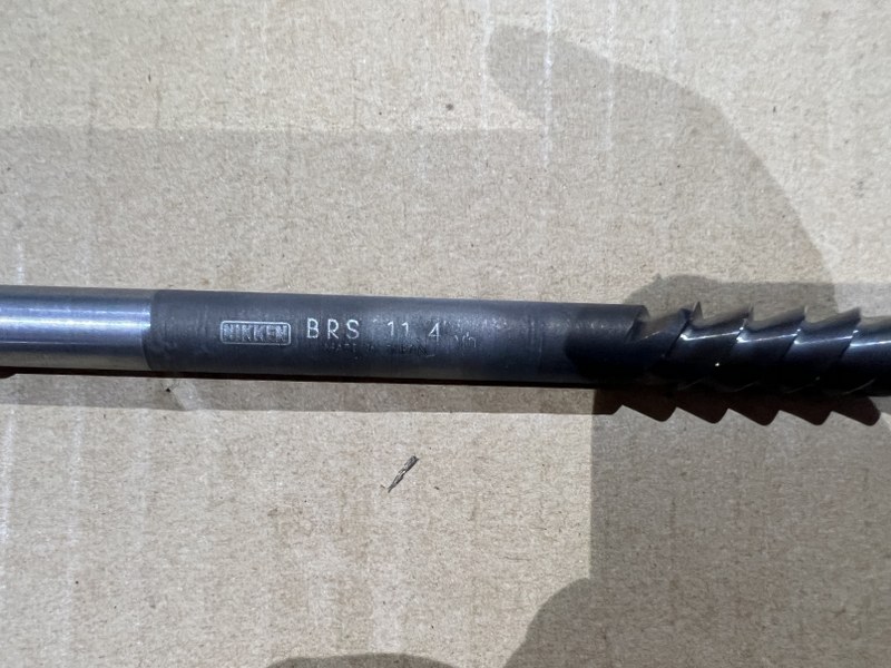 中古Straight reamer 【プロ－チリ－マストレートシャンク】BRS 11.4 NIKKEN/日研