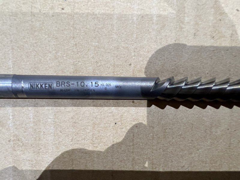 中古Straight reamer 【プロ－チリ－マストレートシャンク】BRS 10.15 NIKKEN/日研