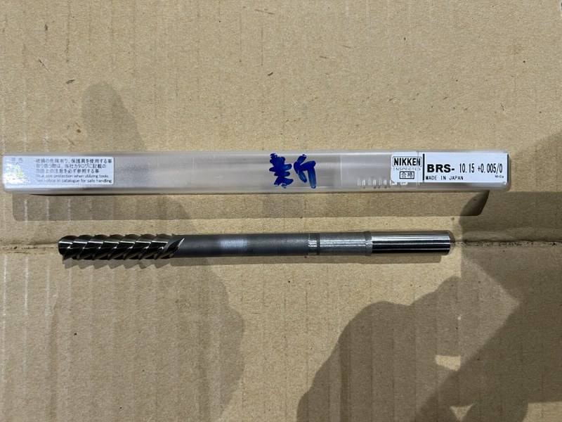 中古Straight reamer 【プロ－チリ－マストレートシャンク】BRS 10.15 NIKKEN/日研