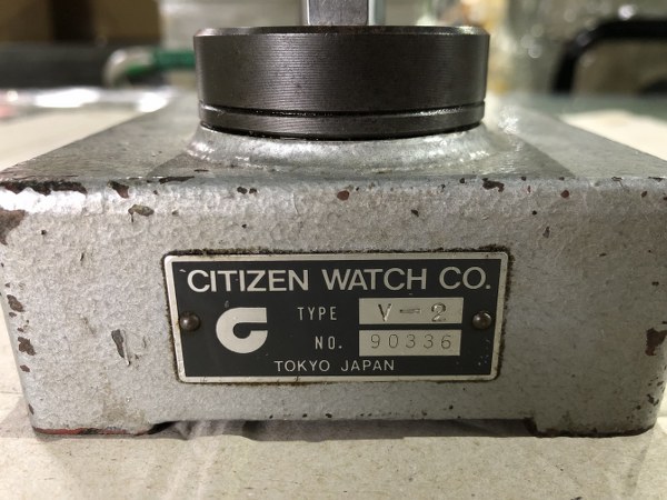中古その他測定工具・基準器・試験機 「測定器」V-2 CITIZEN　WATCH