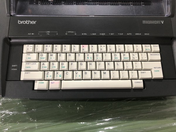 中古お買い得品・1山販売等 【電子タイプライダー】G4E935646 ブラザー/Brother