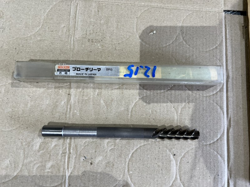 中古Straight reamer 【プロ－チリ－マストレートシャンク】BRS 12.15 NIKKEN/日研