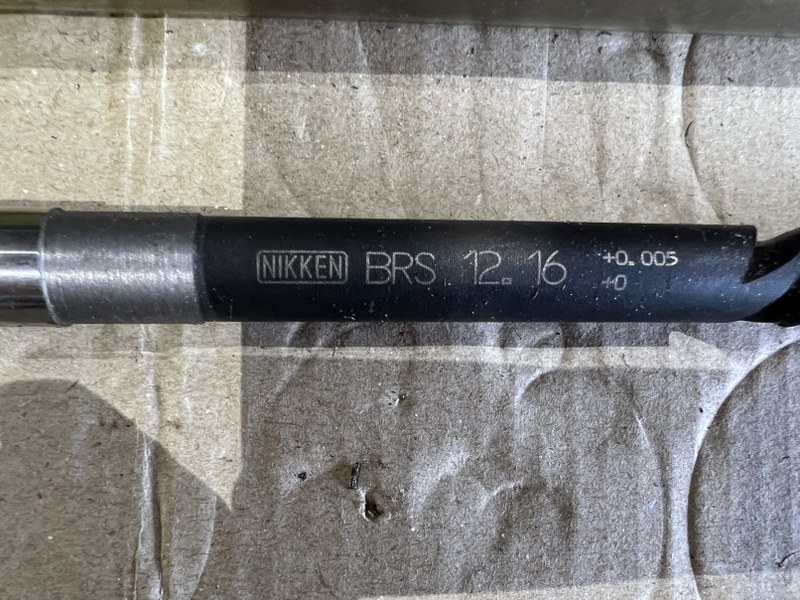 中古Straight reamer 【プロ－チリ－マストレートシャンク】BRS 12.16 NIKKEN/日研