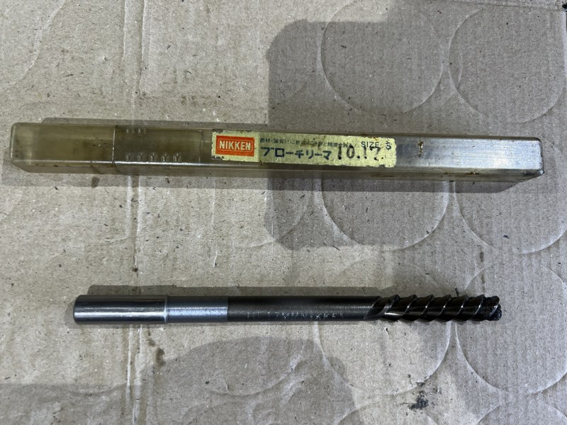 中古Straight reamer 【プロ－チリ－マストレートシャンク】BRS 10.17 NIKKEN/日研