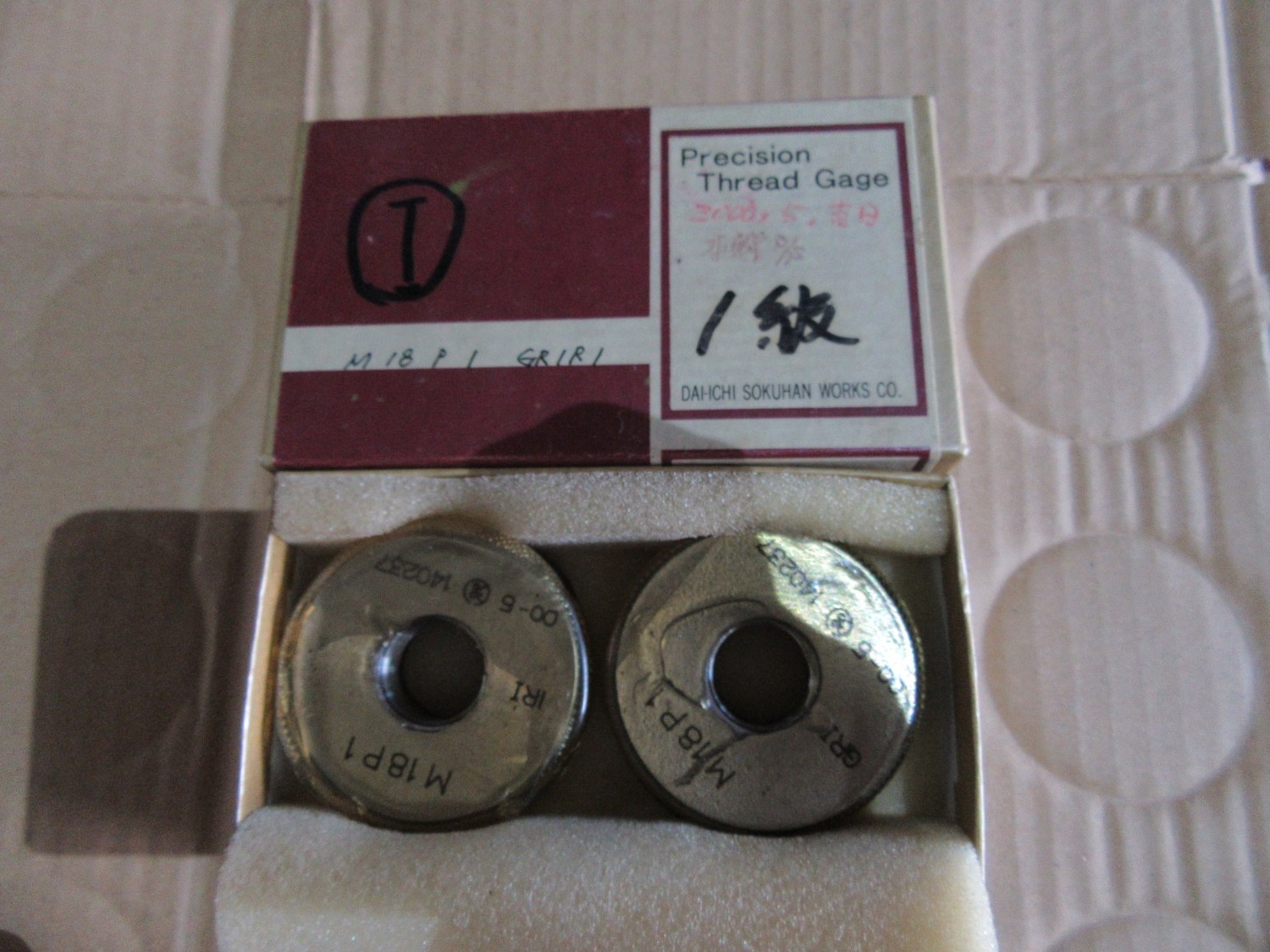 中古その他 ねじゲージ  M18P1 GRI RI  第一測範
