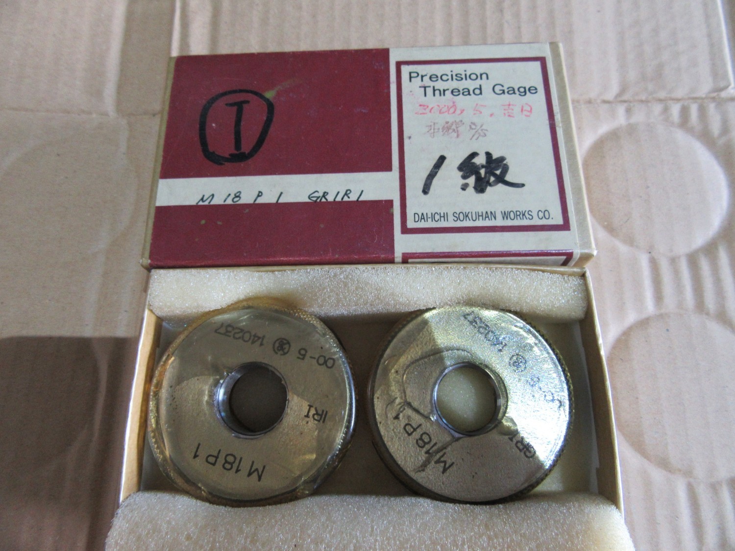 中古その他 ねじゲージ  M18P1 GRI RI  第一測範