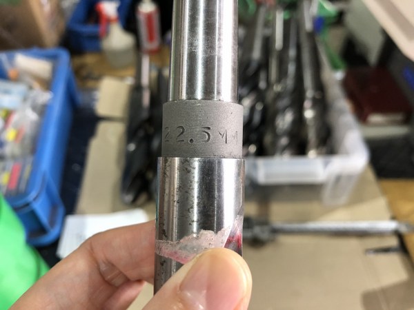 中古テーパ―シャンクドリル 「テーパーシャンクドリル」Φ22.5mm 不明