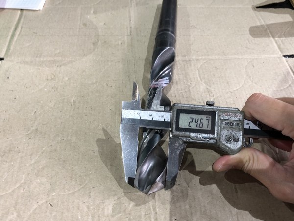 中古テーパ―シャンクドリル 「テーパーシャンクドリル 」Φ25mm 不明